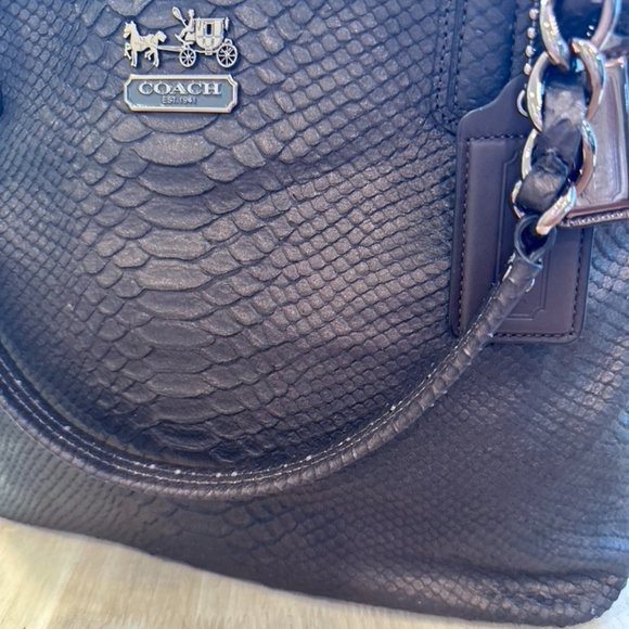 Coach Python Leather Purse - Picture 2 of 4